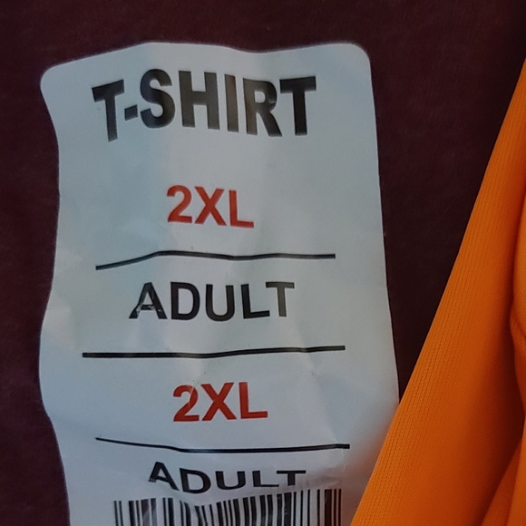 Two Plus Size Adult Long Sleeve Shirt 2XL - Picture 4 of 5